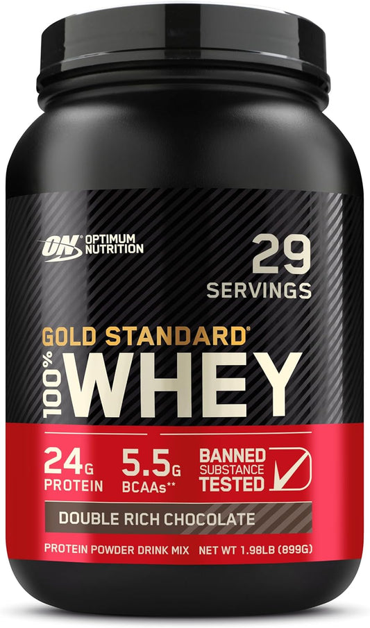 Optimum Nutrition Gold Standard 100% Whey Protein Powder, Chocolate Malt, 2 Pound