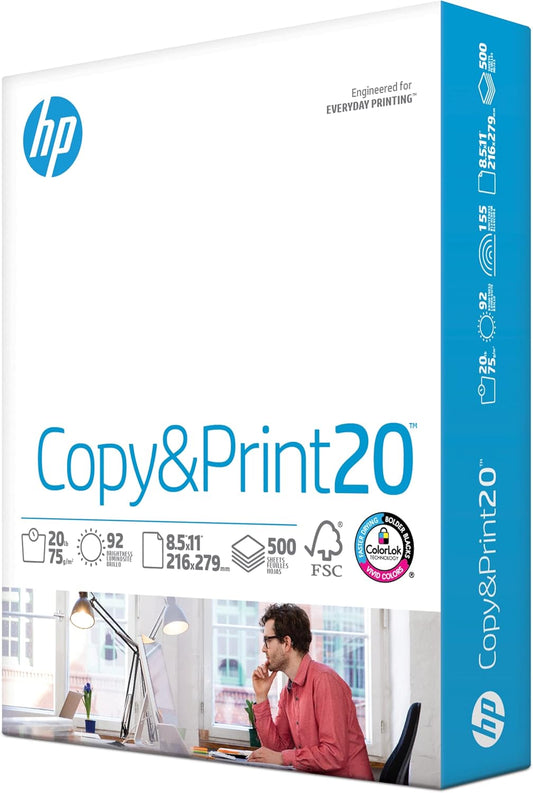 HP 8.5 x 11 Printer Copier Paper