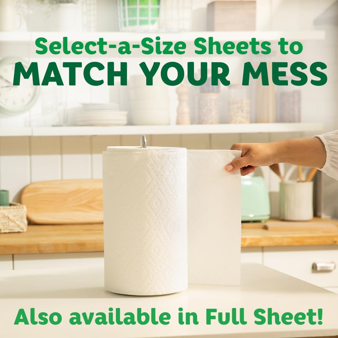 Bounty Select-A-Size Paper Towels 8 Triple Rolls = 24 Regular Rolls