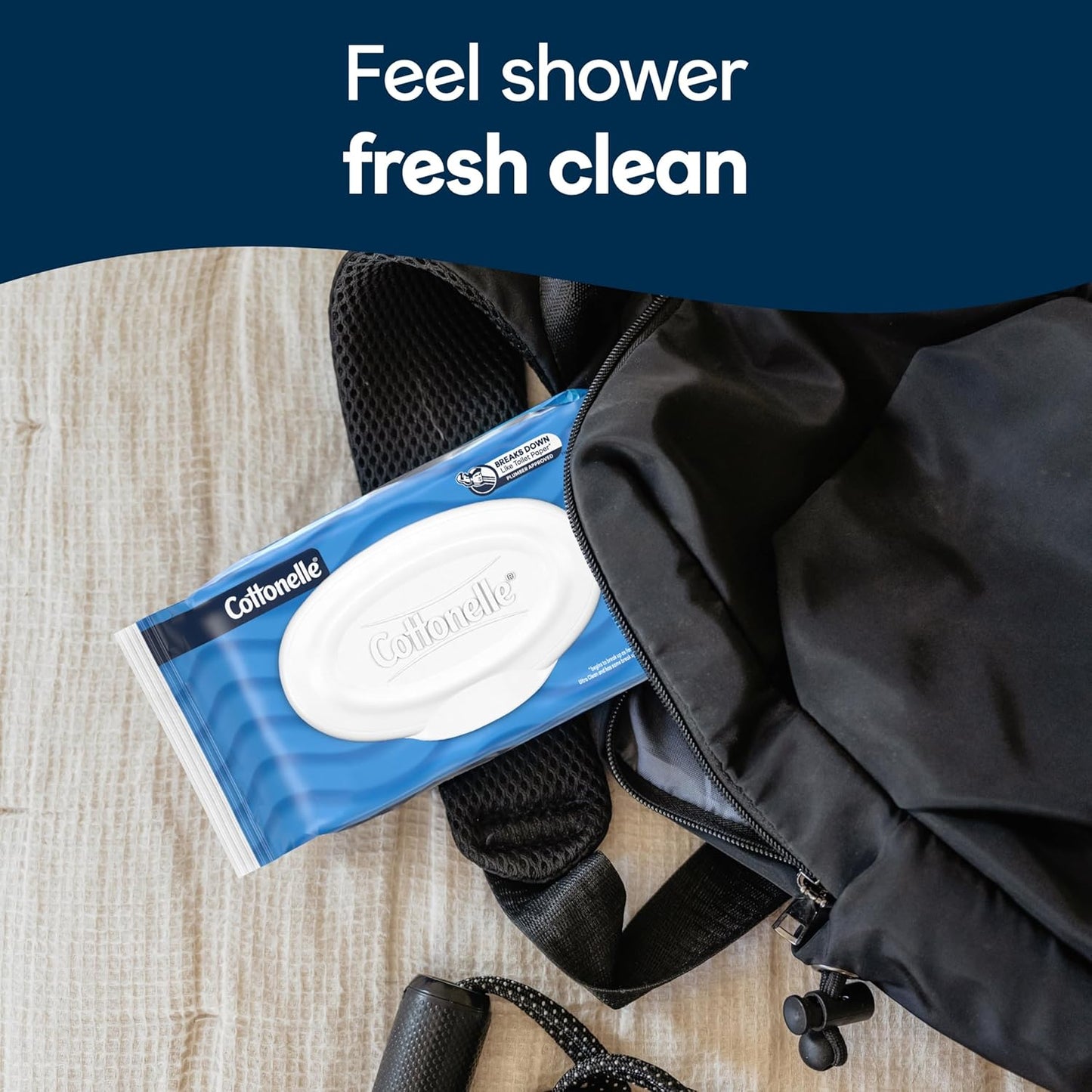 Cottonelle Fresh Feel Flushable Adult Wet Wipes