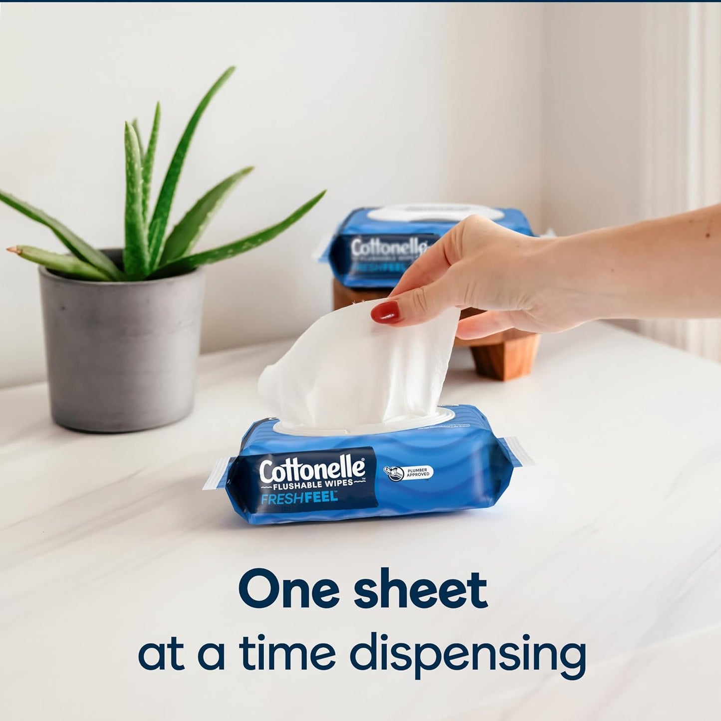 Cottonelle Fresh Feel Flushable Adult Wet Wipes